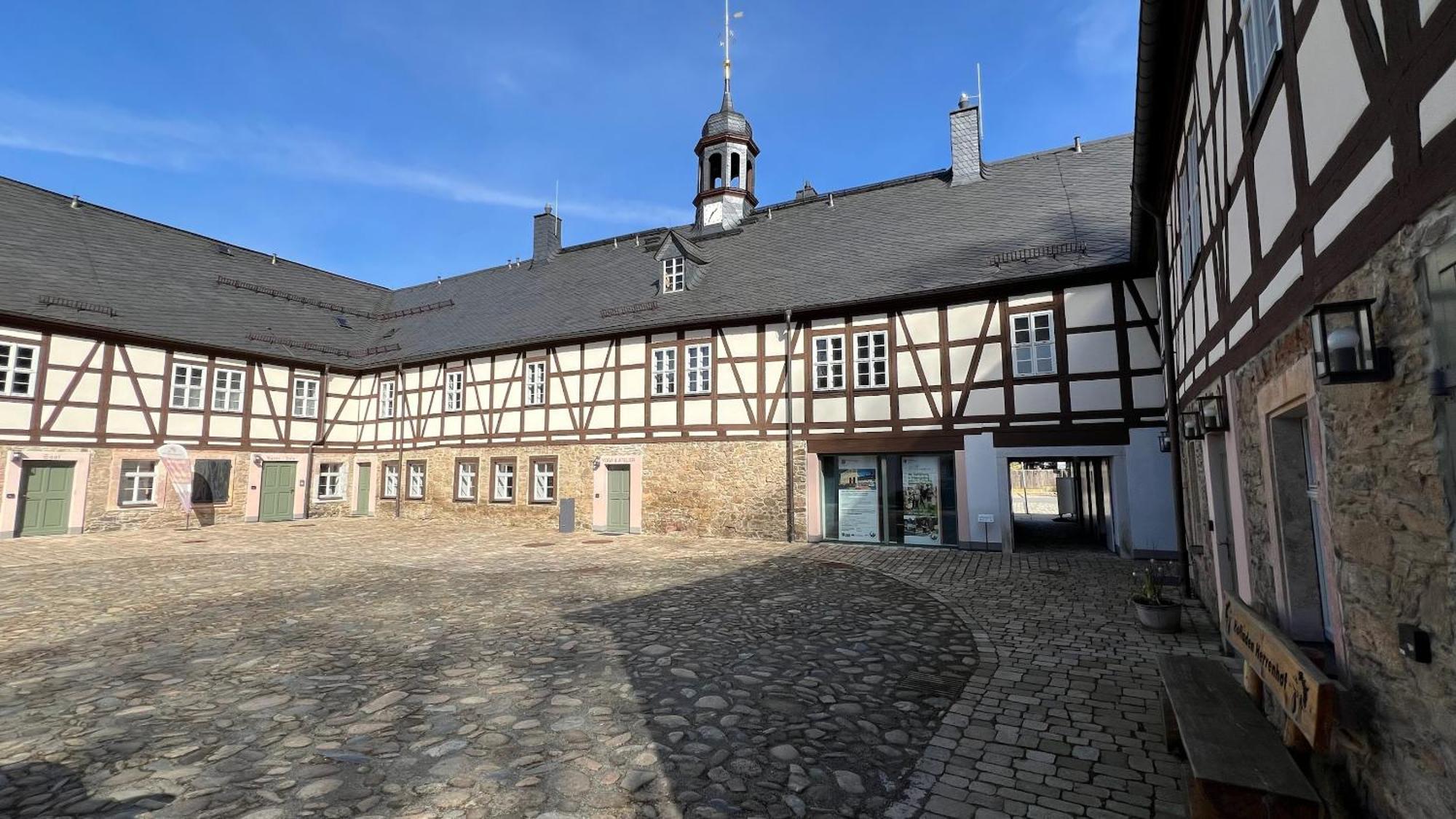 Gewoelbe-Stuebchen Im Herrenhaus Schwarzenberg  Bagian luar foto